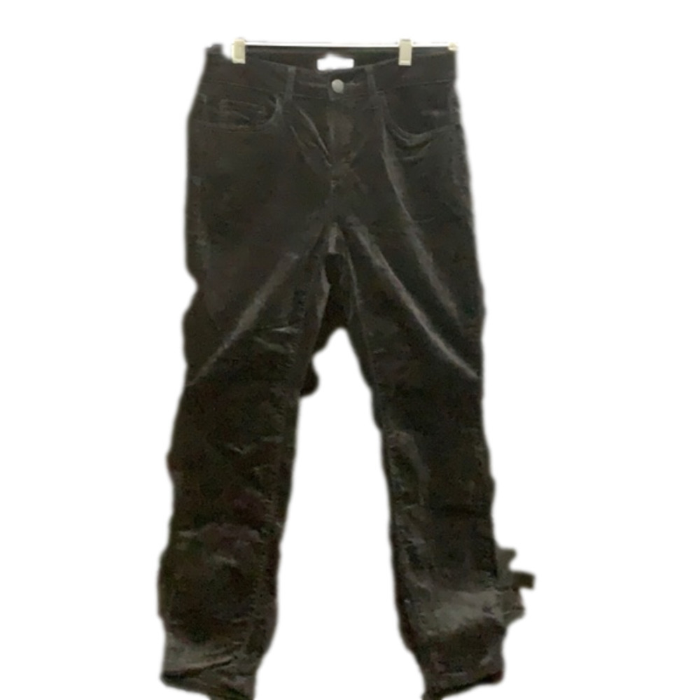 Loft | Black velour pants